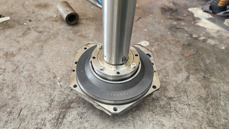 HSD ES369L spindle after rotor removal